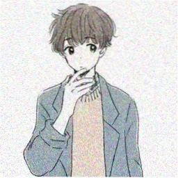 热度榜第一 灰白冷调动漫女孩头像