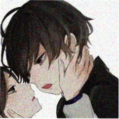焦糖 暖橘色调动漫女孩头像微笑特写